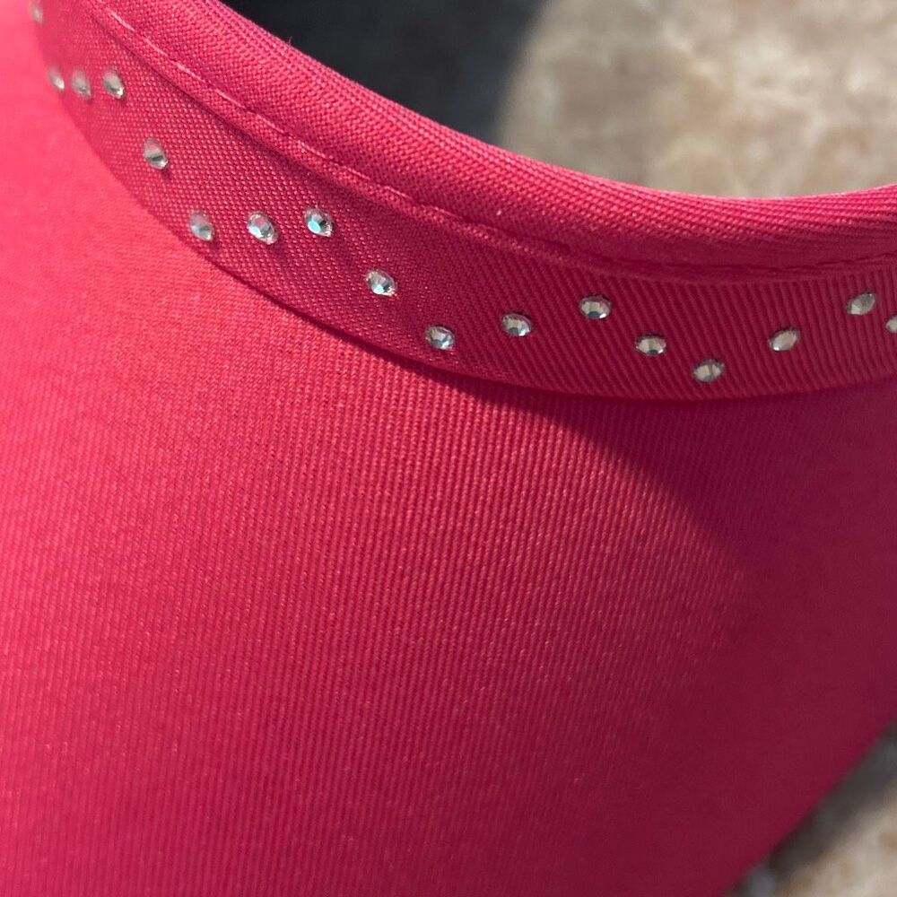 Pink Rhinestone Visor NWT - Picture 2 of 6